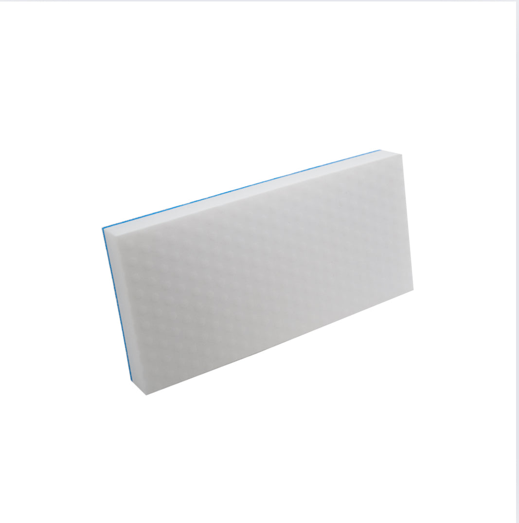 white magic eraser 25cm with extra melamine bubbles and a velcro back