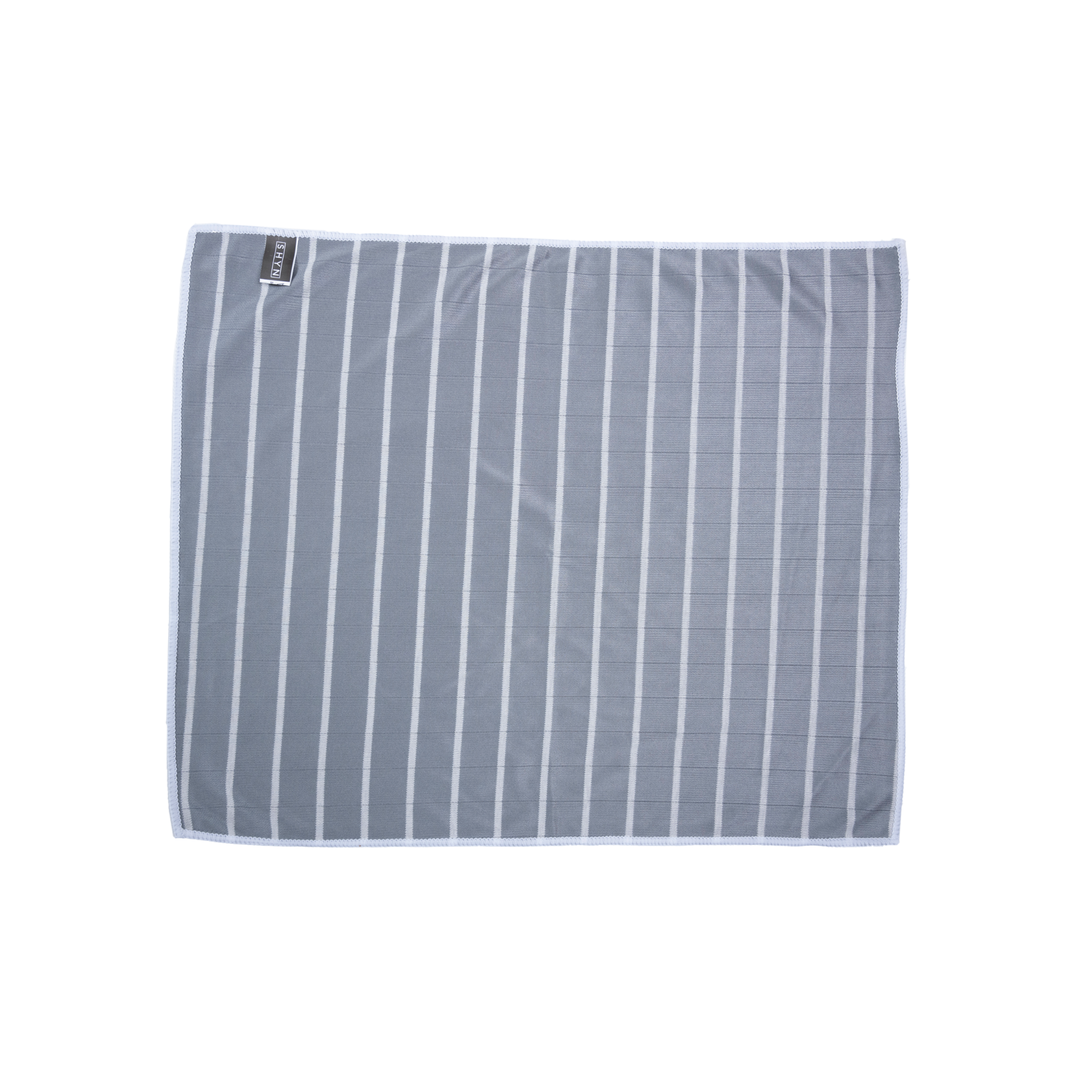 grey and white stripe shyn drying cloth 50cm x 40cm
