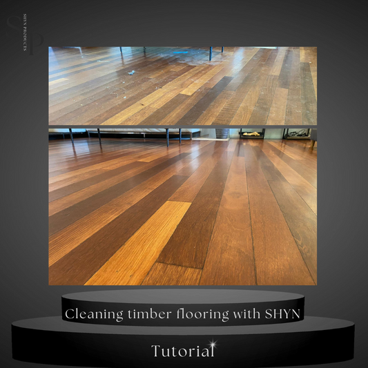 Regular cleaning timber floors (there are really old) that are DIRTY