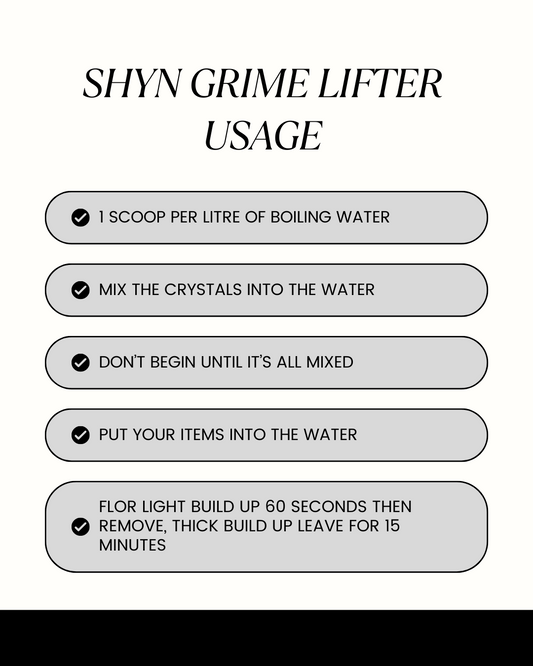 SHYN GRIME LIFTER USAGE