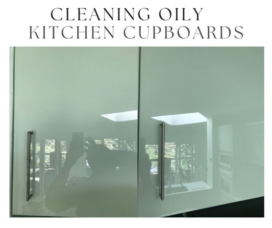 Cleaning Medium To Bad Condition Oily Kitchen Cupboards