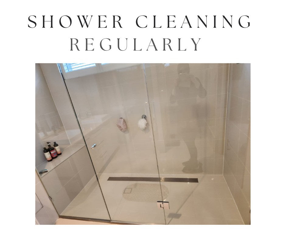 Cleaning your shower on a regular basis
