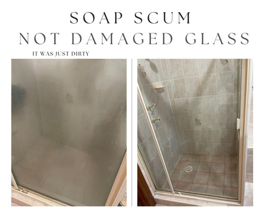 SHOWER GLASS that can be brought back to NEW