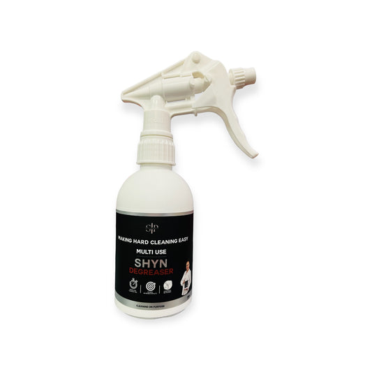 white 500ml bottle with commercial white trigger labelled 
