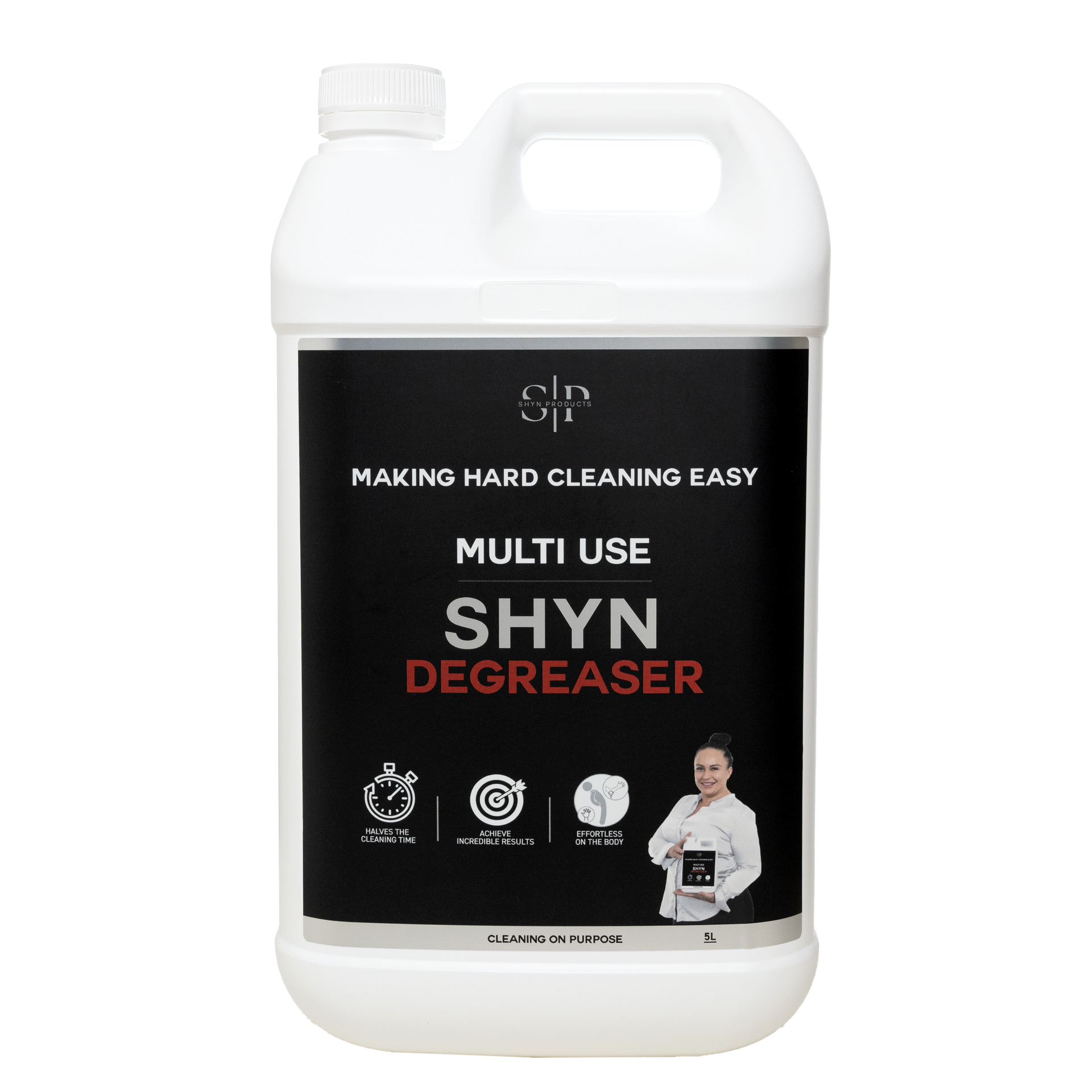 5litre SHYN degreaser white bottle 