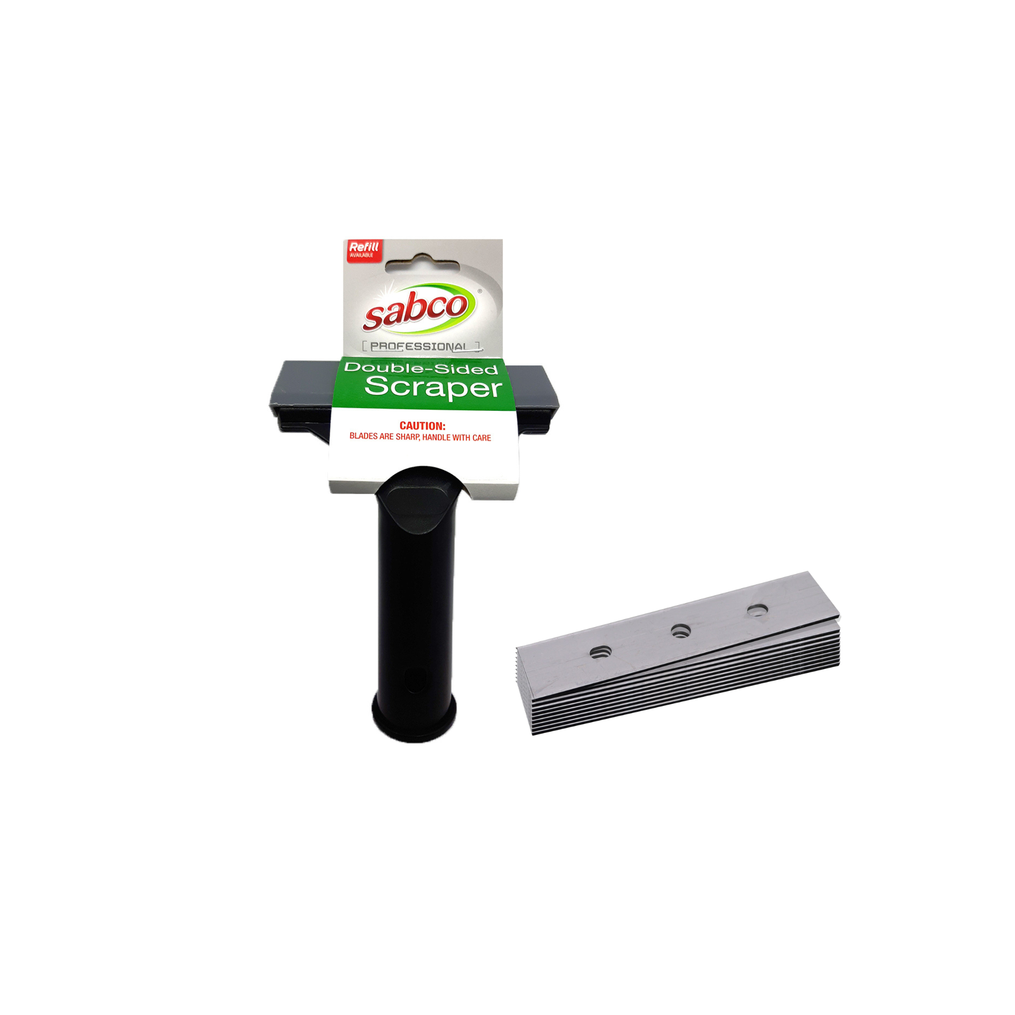 Sabco Double sided scraper & Replacement Blades