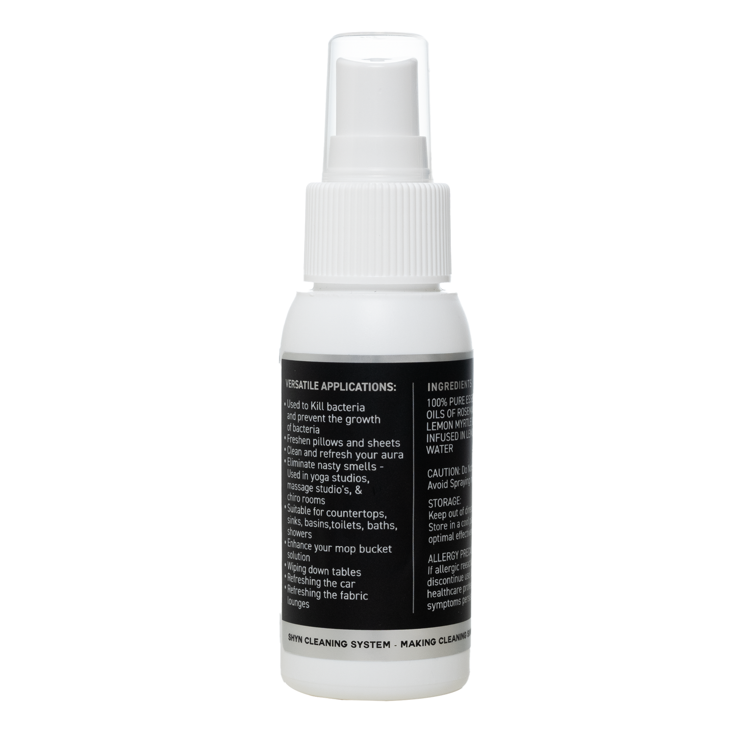 shyn positive chi disinfectant 60ml back 